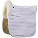 Mattes Correction Square Sheepskin Pad with Pockets for Shims - Dressage - M - White - Smartpak