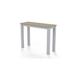 Telescope Casual Robinett Plastic/Resin Outdoor Side Table Plastic/Metal in Gray/White/Brown | 19.5 H x 27 W x 10 D in | Wayfair 5216P6S02