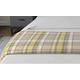 McAlister Textiles Soft Heritage Tartan Blanket Throws For Sofas & BedsSingle Double Kingsize Beds & Sofa - Mimosa Yellow 130x200cm - 51x78 Inches