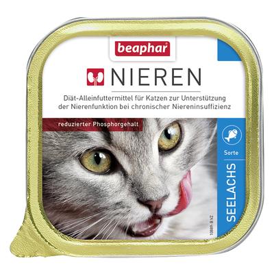 24x100g Nieren-Diät Mix-Paket beaphar Katzenfutter nass