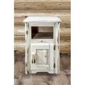 Montana Woodworks® Montana Collection End Table Wood in Brown/Gray/Green | 30 H x 20 W x 20 D in | Wayfair MWETSTDOR