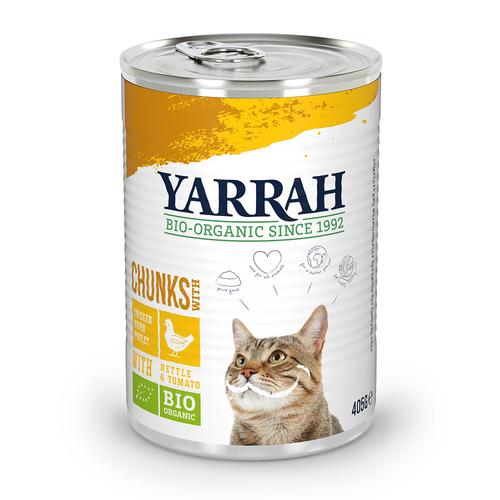Yarrah Bio Mix Bio Huhn + Bio Truthahn/Bio Huhn Nassfutter Katze