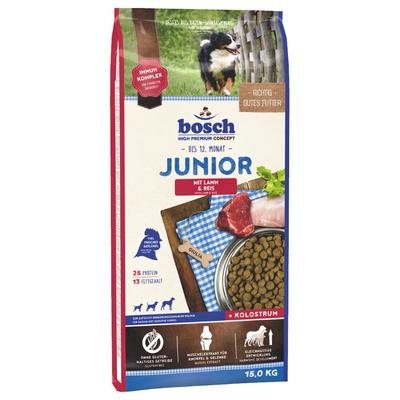 2 x 15kg Junior Hund Lamm & Reis bosch High Premium concept Hundefutter trocken