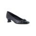 Extra Wide Width Women's Waive Pump by Easy Street® in New Navy (Size 6 WW)