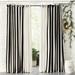 Sunbrella Indoor/Outdoor Drapery Panels - Canopy Stripe Black/White Sunbrella, 50" x 84" - Ballard Designs Canopy Stripe Black/White Sunbrella 50" x 84" - Ballard Designs