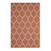 Palmetto Indoor/Outdoor Rug - Terra Cotta/Beige, 4' x 5' 7" - Ballard Designs Terra Cotta/Beige 4' x 5' 7" - Ballard Designs