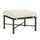 Suzanne Kasler Directoire Ottoman with 1 Cushion - White - Ballard Designs - Ballard Designs