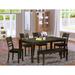 Red Barrel Studio® Lockmoor Butterfly Leaf Rubberwood Solid Wood Dining Set Wood in Brown | Wayfair RDBL2294 34941167