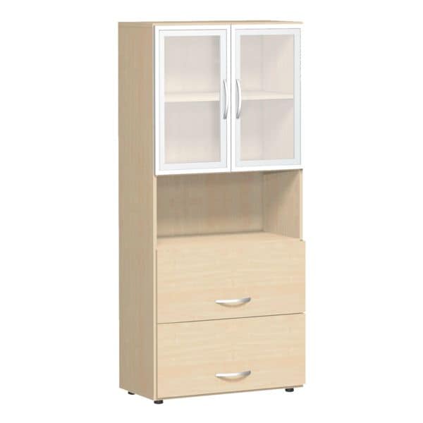 Geramöbel Mehrzweckschrank »New York« braun, 80x181x42 cm