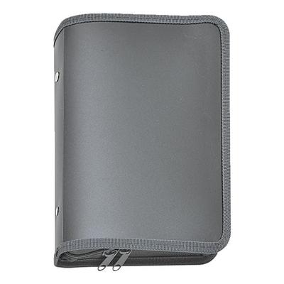 Foldersys Reißverschlussmappe A4 300 Blatt grau, 22.5x32 cm