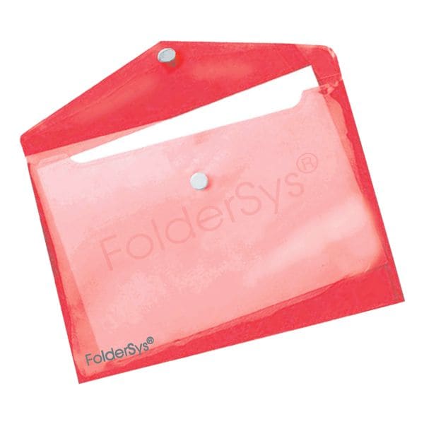 Foldersys Aktentasche A5 quer 100 Blatt rot, 25.2x18 cm Image