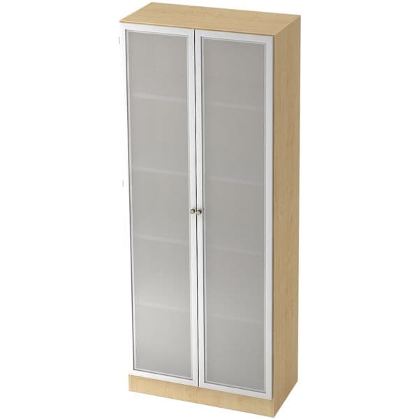 OTTO Office Premium Aktenschrank »OTTO Office Line IV« 5 OH Glastüren braun, 80x200.6x42 cm