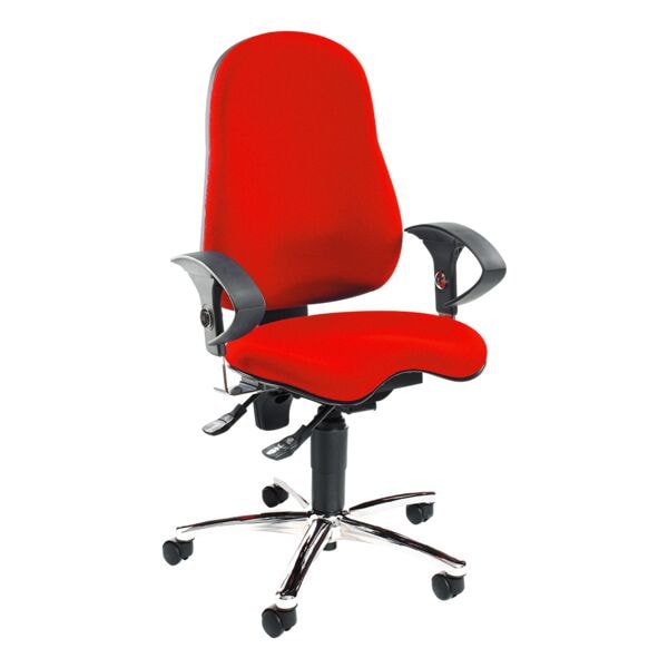 Topstar Bürostuhl »Sitness 10« mit Armlehnen rot
