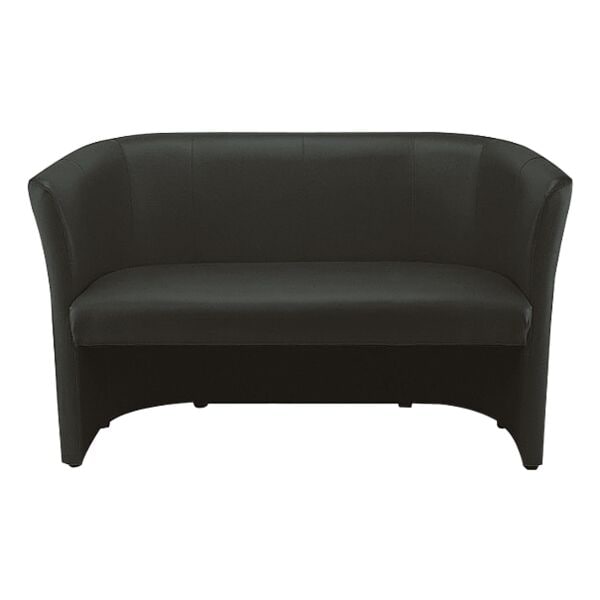 Nowy Styl Clubsofa schwarz, 127x31.5x51 cm