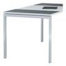 Schreibtisch »easyOffice« 160 cm grau, easyOffice, 160x75x80 cm