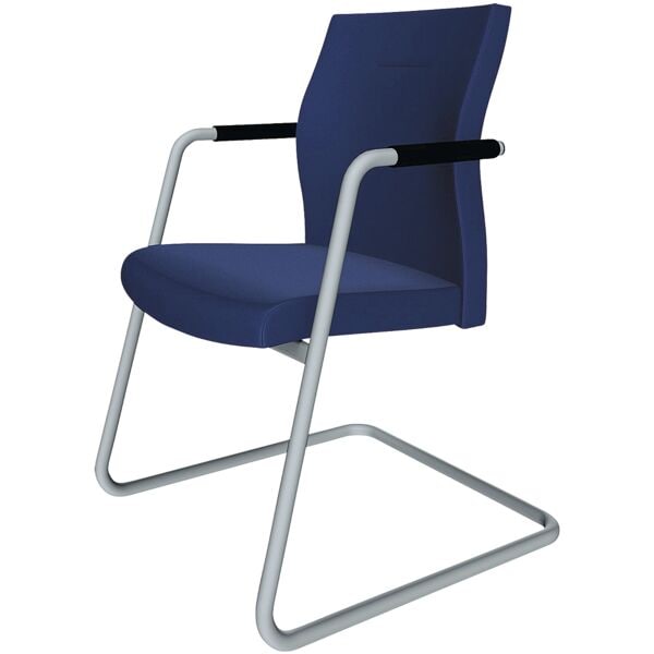 fm Büromöbel Besucherstuhl »Startup II« blau, 47x47 cm Image