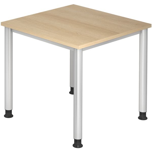 OTTO Office Premium Schreibtisch »Otto Office Line IV« 80 cm braun, 80x76x80 cm Image