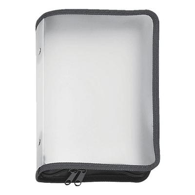 Foldersys Reißverschlussmappe A5 300 Blatt schwarz, 16.5x23 cm