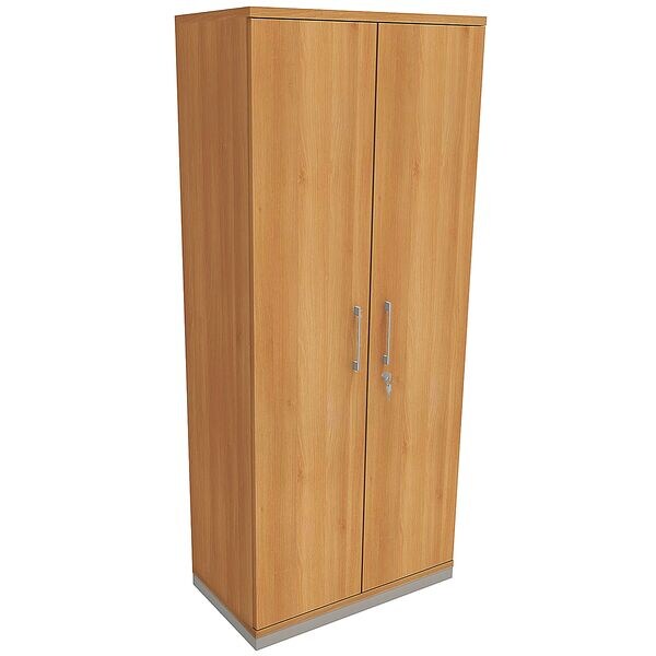 fm Büromöbel Aktenschrank abschließbar für 5 Ordnerhöhen Breite 80 cm »Oldenburg« braun, 80x186.9x44.2 cm