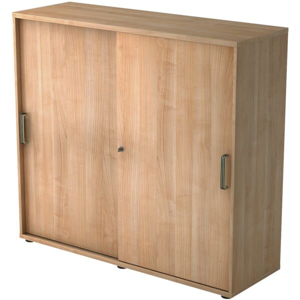 OTTO Office Premium Schiebetürenschrank »OTTO Office Line IV« 3 OH braun, 120x110x40 cm
