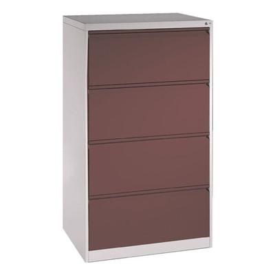 Hängeregistraturschrank A4 rot, CP, 78.7x135.7x59 cm