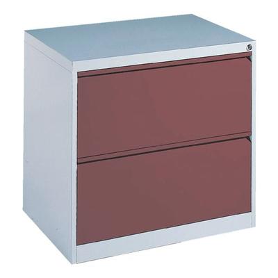 Hängeregistraturschrank A4 rot, CP, 78.7x73.3x59 cm