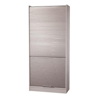 HAMMERBACHER Rollladenschrank »Leasureline« 90 cm silber, 90x200.4x40 cm Image