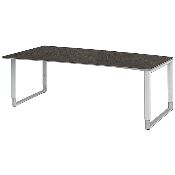 röhr Freiform-Schreibtisch »Objekt Plus« 200 cm (links breiter) grau, 200x82x80 cm