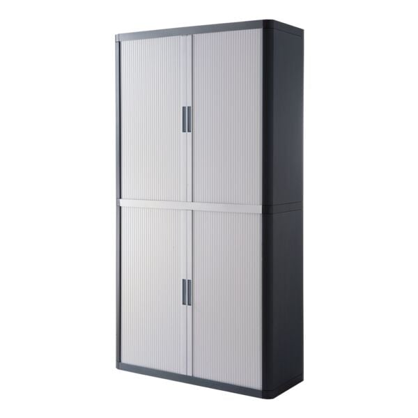 easyOffice Rollladenschrank »easyOffice« 110 x 204 cm grau, 110x204x41.5 cm Image