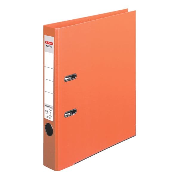 Herlitz Ordner »maX.file protect plus« schmal orange, 5x31.8x28.5 cm Image