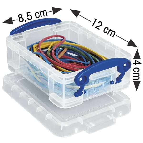 Really Useful Box Ablagebox 0,2 Liter transparent, 12x4.5x8.5 cm Image