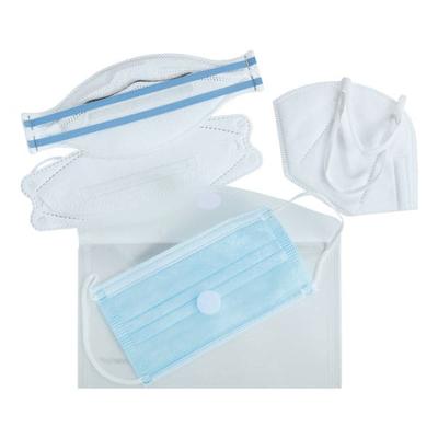 Foldersys 10x Umlauf- und Mundschutztasche DIN Lang transparent, 22.5x13 cm Image