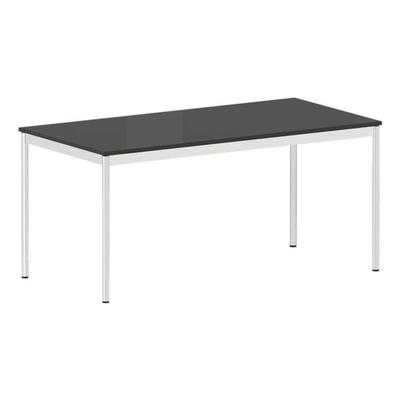 Schreibtisch »System 4, lang« (ca. 160 cm) schwarz, viasit, 160x76x80 cm