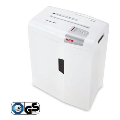 HSM Aktenvernichter »shredstar X10 4,5 x 30 mm« Partikelschnitt bis 10 Blatt weiß, 22x44.5x24.5 cm Image