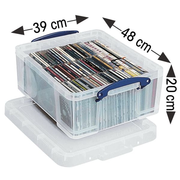 Really Useful Box Ablagebox 18 Liter transparent, 48x20x39 cm Image
