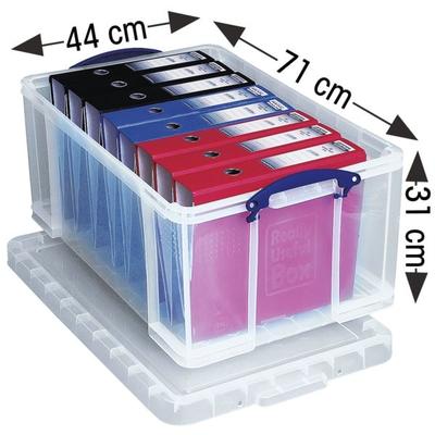 Ablagebox »64CCB« 64 Liter transparent, Really Useful Box, 71x31x44 cm