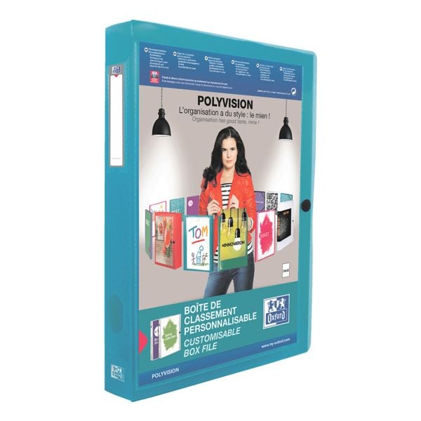 Oxford Sammelbox »Polyvision« A4 10020014 blau, 29x31.8x5 cm Image