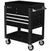 Homak 35" Wide 4 Drawer Slide Bottom Rollaway Chest Steel in Black | 42 H x 30.25 W x 20.63 D in | Wayfair BK06043500