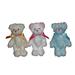 Craft Outlet 3 Piece Fabric Pastel Bunnies Figurine Set Fabric | 4 H x 2 W x 2 D in | Wayfair B11486