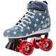 SFR Vision Canvas roller skates, kids, blue jeans, 37