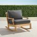 Cassara Rocking Lounge Chair with Cushions in Natural Finish - Brick - Frontgate