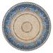 KNF Caribbean Sea Mosaic Table Collection - Single-Tiered CoffeeTable, Pewter, 42" dia. - Frontgate