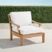 Cassara Lounge Chair with Cushions in Natural Finish - Sailcloth Aruba, Standard - Frontgate