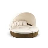 Baleares Daybed Replacement Cushions - Sand with Canvas Piping, Standard - Frontgate