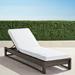 Palermo Chaise Lounge with Cushions in Bronze Finish - Linen Flax, Standard - Frontgate