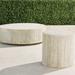 Barrel Faux Wood Tables - Side Table - Frontgate