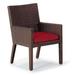 Palermo Bar and Dining Cushion - Dining Arm Chair, Solid, Marsala, Standard - Frontgate