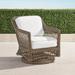 Hampton Swivel Lounge Chair in Driftwood Finish - Rain Sailcloth Salt - Frontgate