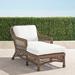 Hampton Chaise in Driftwood Finish - Resort Stripe Black - Frontgate