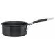 Circulon Momentum Milk Pan 14cm, 0.9L - Induction Milk Pan Non Stick with Oven Safe Soft Grip Handles, Dishwasher Safe, Metal Utensil Safe Durable Cookware, Black